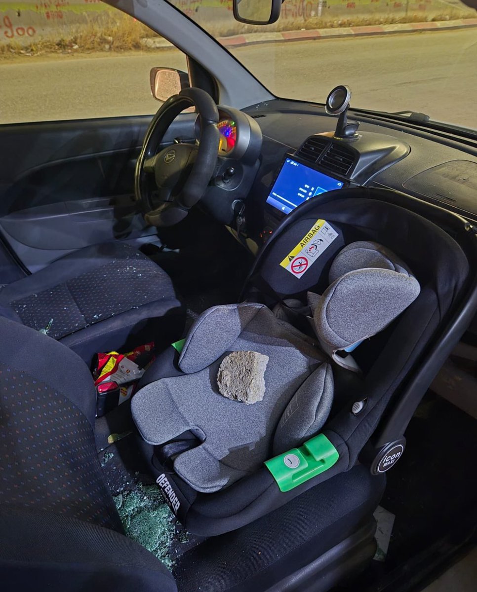 🚨BREAKING: Palestinian terrorists attempted to murder a Jewish baby with rocks minutes ago in Israel. 

Miraculously, he survived.

Seriously, fuck anyone who sympathizes with those savages.