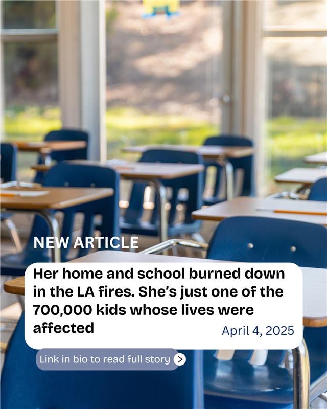 Dr. David J. Schonfeld, Director of the National Center for School Crisis and Bereavement at Children’s Hospital Los Angeles, discusses the lasting impacts of disasters like wildfires on children. Read more about Dr. Schonfeld's insights, theguardian.com/us-news/2025/a… .