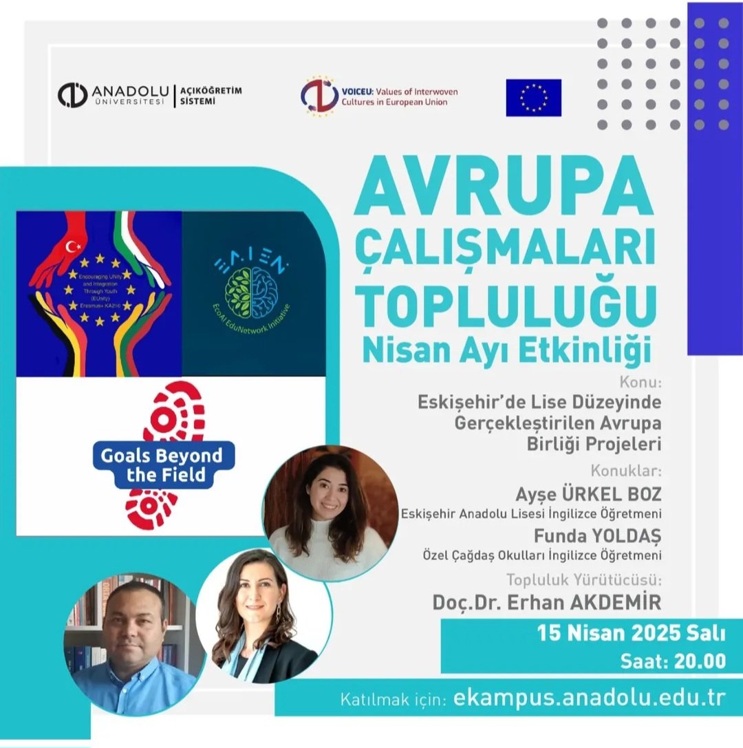 VoiceuProject's tweet photo. Avrupa Çalışmaları Topluluğu Nisan etkinliğimiz yarın 20.00'de https://t.co/FCM57xcBJq adresinde! Web sitesine Anadolu Üniversitesi kullanıcı adı veya e-devlet şifrenizle giriş yapıp Öğrenci Toplulukları sekmesinden European Studies Society seçeneğini tıklayarak katılabilirsiniz. https://t.co/LSt0EEPMpU