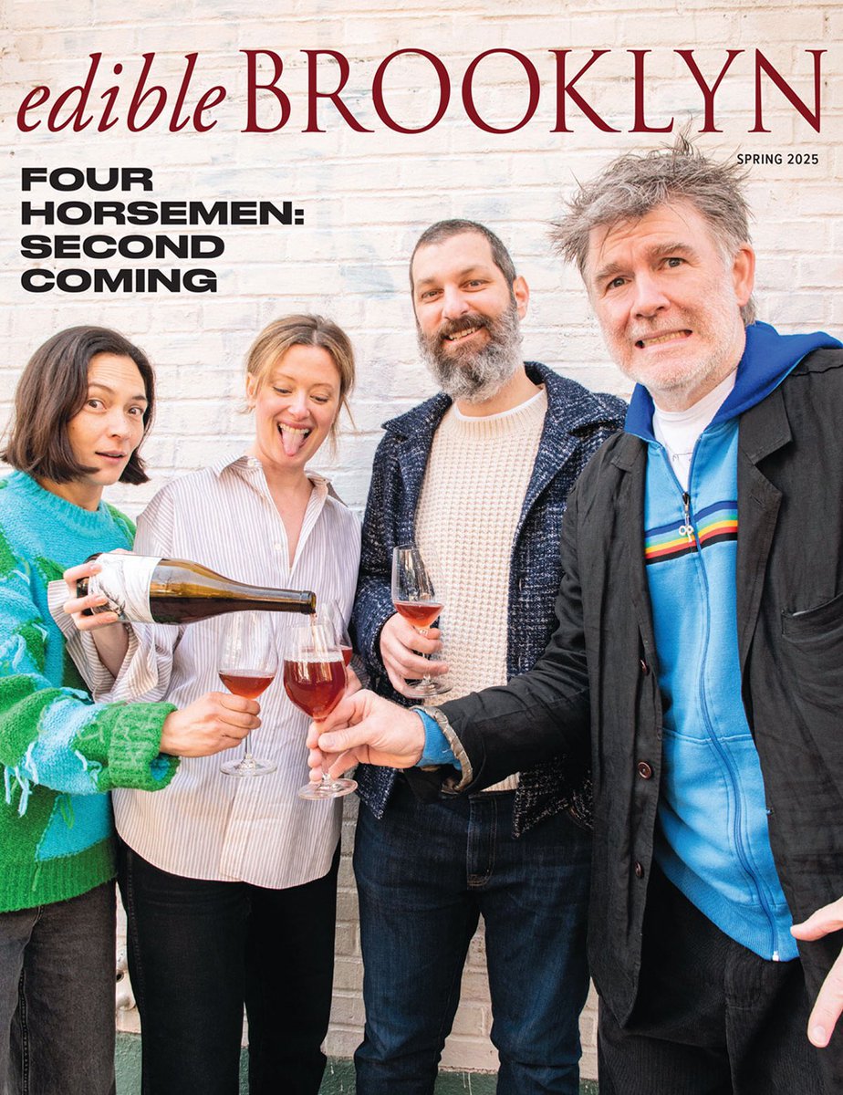 Edible Brooklyn (@ediblebrooklyn) on Twitter photo A City of Drinks. Welcome to our Spring Issue.
The team behind <a href="/fourhorsemenbk/">The Four Horsemen</a>, the Williamsburg wine bar turned international food destination, opened up about their new restaurant, @icavallinibk, built after the passing of their partner and wine champion, Justin Chearno. A City of Drinks. Welcome to our Spring Issue.
The team behind <a href="/fourhorsemenbk/">The Four Horsemen</a>, the Williamsburg wine bar turned international food destination, opened up about their new restaurant, @icavallinibk, built after the passing of their partner and wine champion, Justin Chearno.
