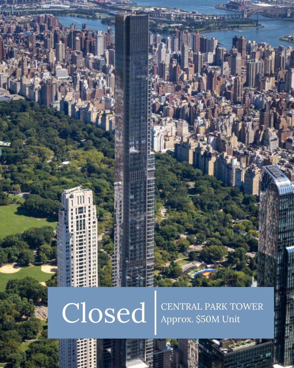 Romer Debbas recently closed a landmark transaction at the famous Central Park Tower. The firm represented the buyer, an overseas investor, in the acquisition of one of the top units above the 100th floor for approximately $50,000,000.