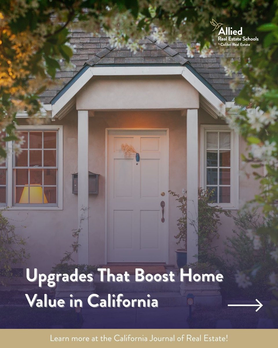 AlliedSchools's tweet photo. Want to boost your home's value before selling? 👀

From curb appeal to energy-efficient upgrades, these smart moves can help sellers earn more and sell faster.

👉 Swipe to see what’s worth the investment.

🔗 Learn more at https://t.co/JuU3gaERom https://t.co/ztlEw9Cto4