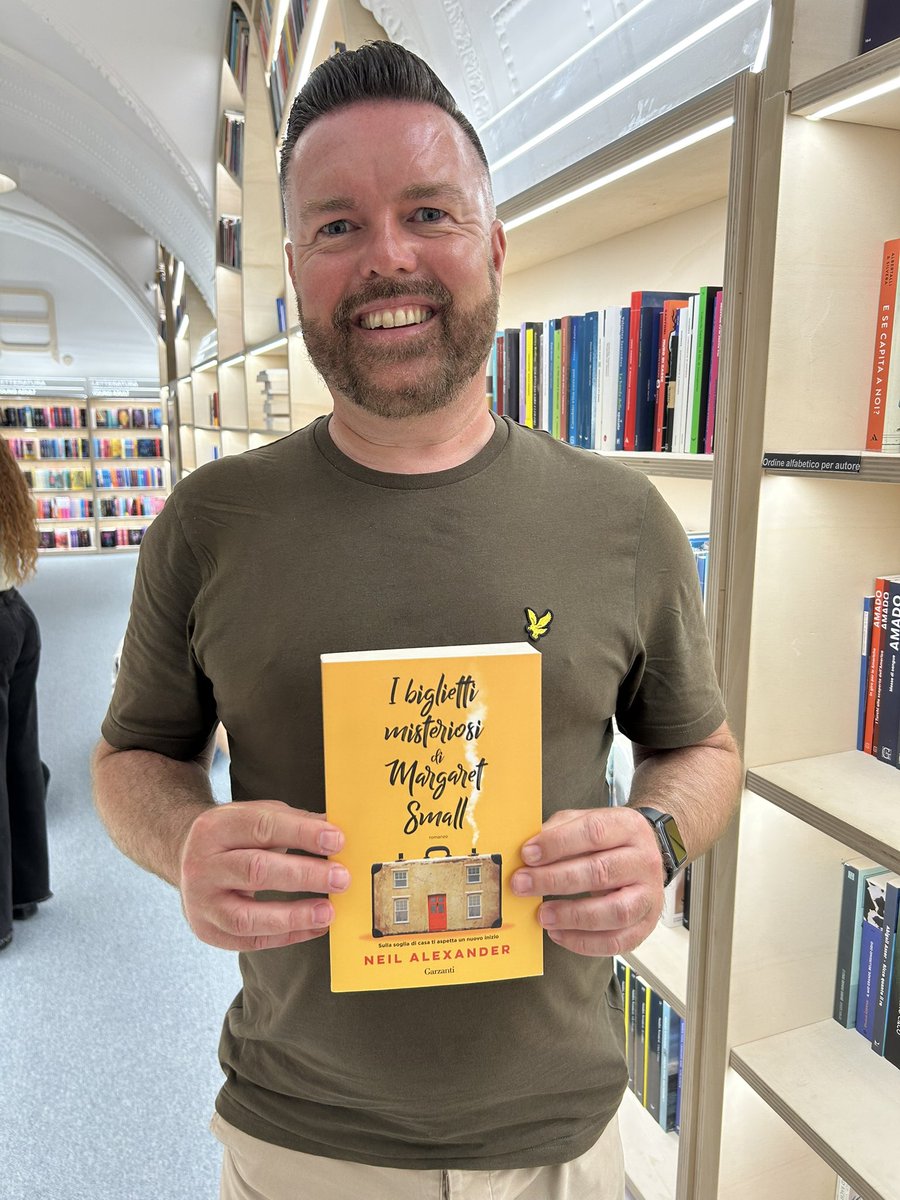 Neil Alexander (@neilalexander_) on Twitter photo A special moment seeing ‘The Vanishing of Margaret Small’ in Italian bookshops for the very first time. Very much enjoyed today’s visit to the beautiful <a href="/MondadoriStore/">Mondadori Store</a> in Naples 🇮🇹 A special moment seeing ‘The Vanishing of Margaret Small’ in Italian bookshops for the very first time. Very much enjoyed today’s visit to the beautiful <a href="/MondadoriStore/">Mondadori Store</a> in Naples 🇮🇹