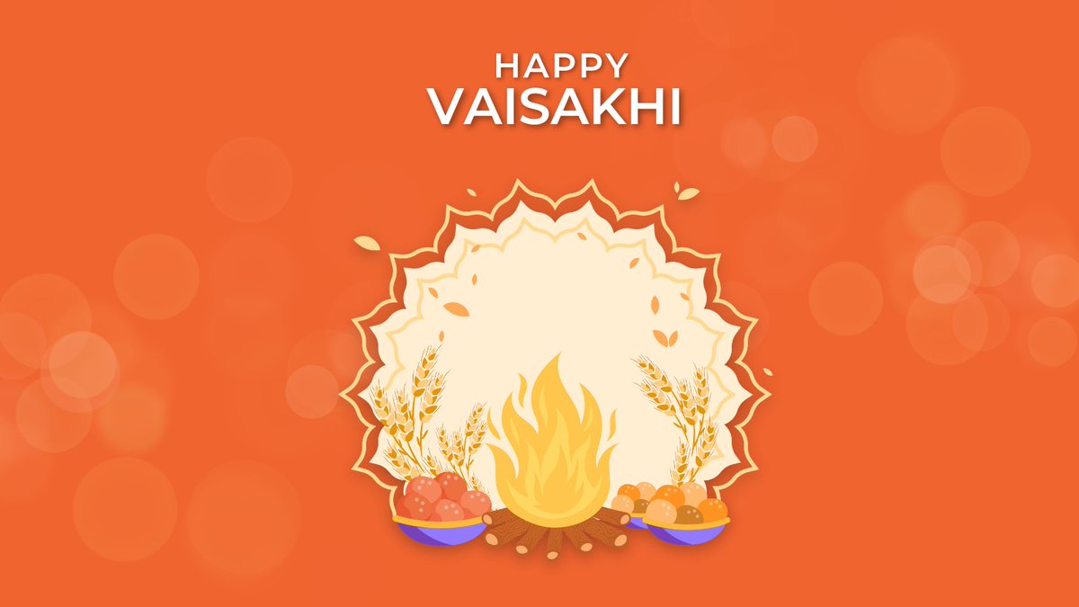 Happy Vaisakhi! Wishing you and your family a joyful celebration filled with hope, happiness, and new beginnings.

#HappyVaisakhi #Vaisakhi2025 #FestivalOfHarvest #NewBeginnings #GratitudeAndJoy
