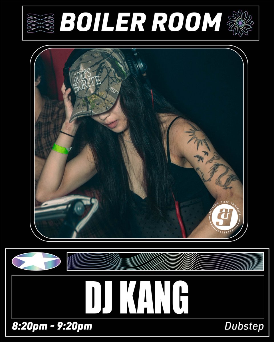 Don't forget Titans!🐘🎧 
Soon these amazing artists are taking over the decks on April 17!🔜🎶

🔊 7:00PM - 7:40PM | Razo
🔊 7:40PM - 8:20PM | dnd (almd B2B neek)
🔊 8:20PM - 9:20PM | DJ Kang

📍 Under the Bridge (behind Titan Shops)