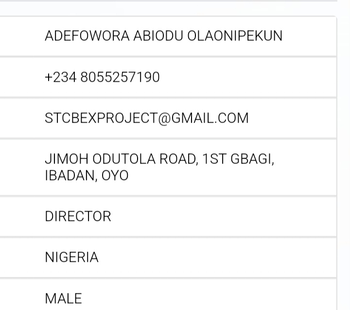 davsoft's tweet image. Make Una drag this person he's a scammer Cbex director