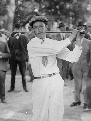 NowNThenSports's tweet photo. In 1913, a 20-year-old amateur golfer from a working-class neighborhood in Brookline, Massachusetts shocked the world. Francis Ouimet, with his 10-year-old caddie Eddie Lowery by his side, defeated two of Britain’s biggest golf legends—Harry Vardon and Ted Ray—to win the U.S. Open… across the street from his childhood home.

Ouimet wasn’t supposed to win. He wasn’t even supposed to play. But his stunning victory helped ignite America’s love affair with golf, transforming it from an elite pastime into a national sport.

He remained an amateur for life, won two U.S. Amateur titles, and went on to captain multiple U.S. Walker Cup teams. Today, he’s remembered not just for winning—but for proving that greatness can come from anywhere.

Legacy matters. And Francis Ouimet’s changed golf forever.  Ouimet’s story is immortalized in the movie The Greatest Game Ever Played. 

#GolfHistory #FrancisOuimet #USOpen #Golf #SportsLegends #UnderdogStory