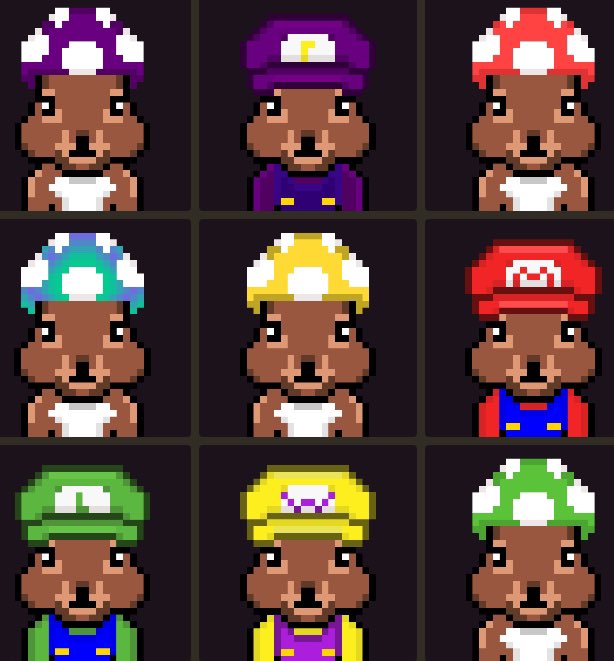 Solana Squirrels (@squirrelsonsol) on Twitter photo Mamma Mia!👾🍄
<a href="/SuperMario_UK/">Super Mario UK</a> <a href="/NintendoUK/">Nintendo UK</a> inspired traits coming soon! Who’s copping the upgrades?⬇️ Mamma Mia!👾🍄
<a href="/SuperMario_UK/">Super Mario UK</a> <a href="/NintendoUK/">Nintendo UK</a> inspired traits coming soon! Who’s copping the upgrades?⬇️