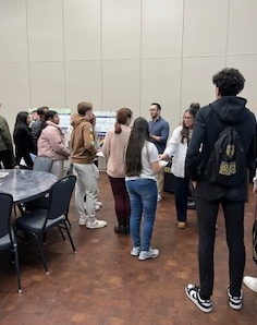150 high school students came to campus for Pre-Med Night! SHS shared our Pre-Health &amp; Pre-Clinical programs for students to Explore!
Alumni of these programs: Nedi Affas, Samantha Pfiffner, Ethan Dimock &amp; Kyle Spengler attended, interacted with students &amp; shared experiences.