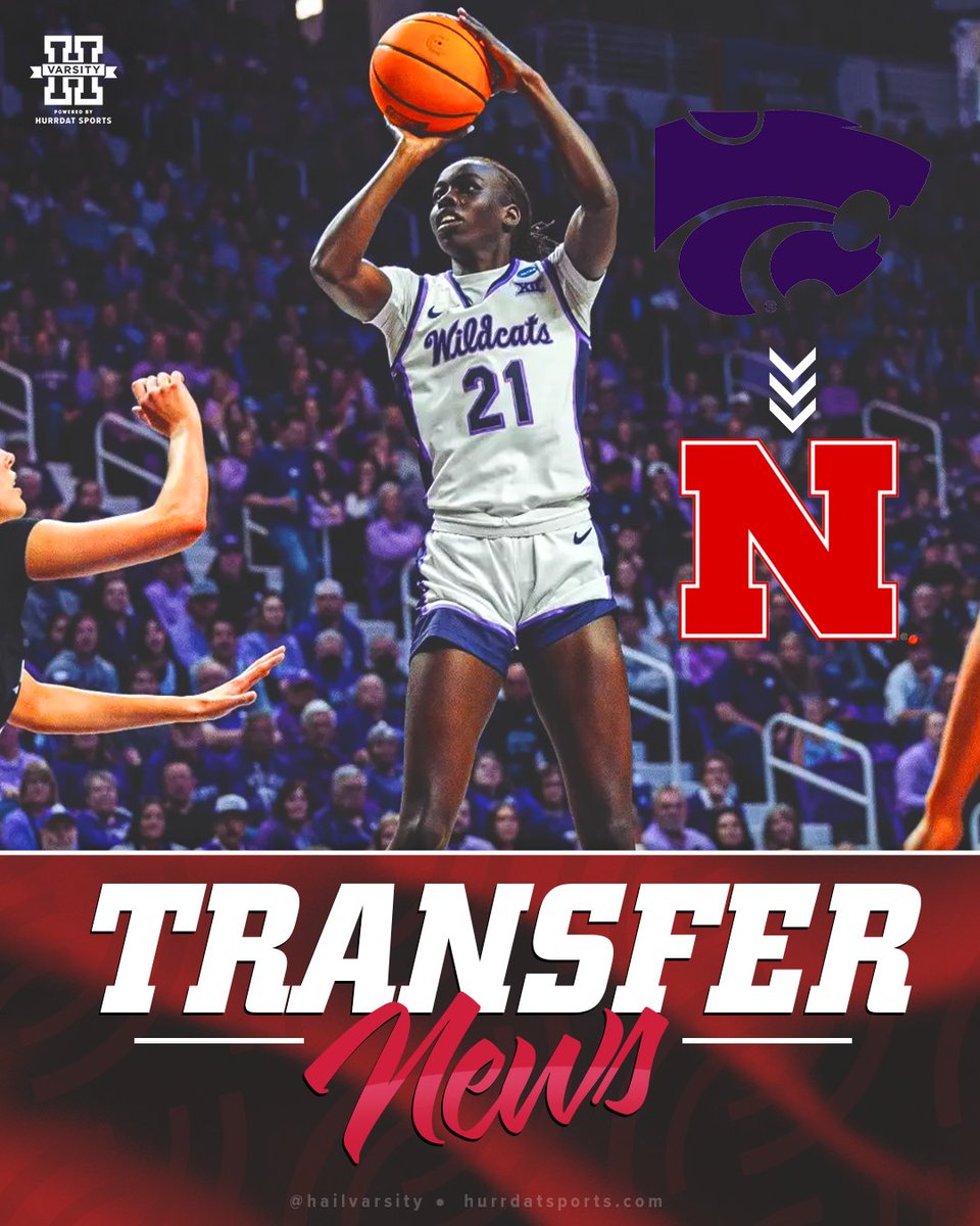 NEWS: Kansas State forward Eliza Maupin commits to Nebraska. 

The 6-3 junior averaged 3.9 points on 63.2% shooting in 33 games this season.