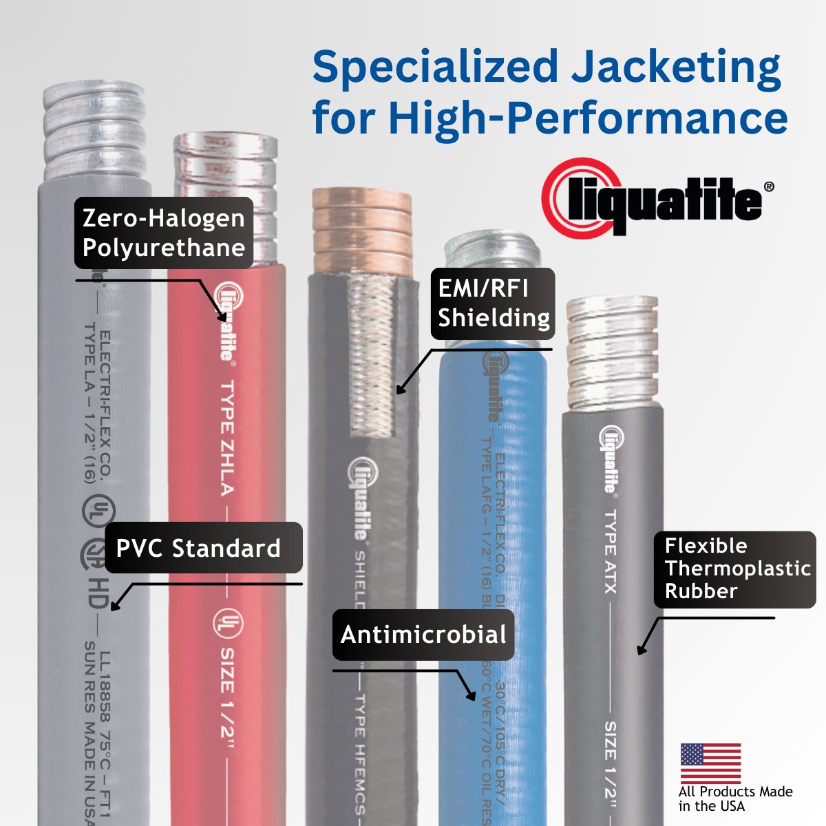 Discover the full range of Liquatite® jacket types, tailored for every twist, turn, and bend of a demanding environment. hubs.li/Q03hjlC-0