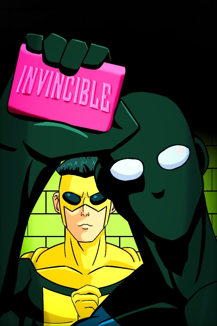 skullman734's tweet photo. I'm not real, bro #Invincible #sinistermark #maskedmark #fanart #fightclub https://t.co/8QfUnK181N