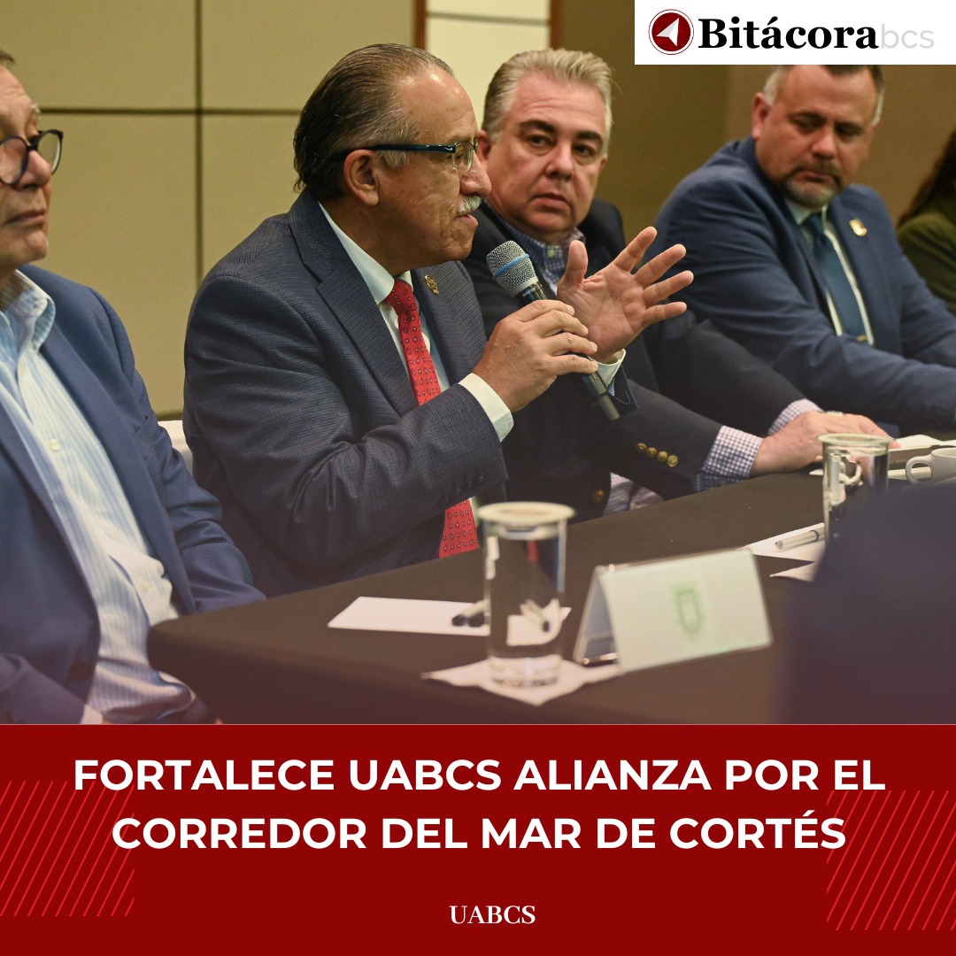 #UABCS: La <a href="/UABCSoficial/">UABCS</a> firmó un addendum al convenio del Corredor Científico, Académico y Empresarial del Mar de Cortés, junto con otras cuatro universidades y el Foro Mar de Cortés, nuevo aliado estratégico, anunció el rector Dante Salgado.
🔗 bitacorabcs.mx/archivos/37595