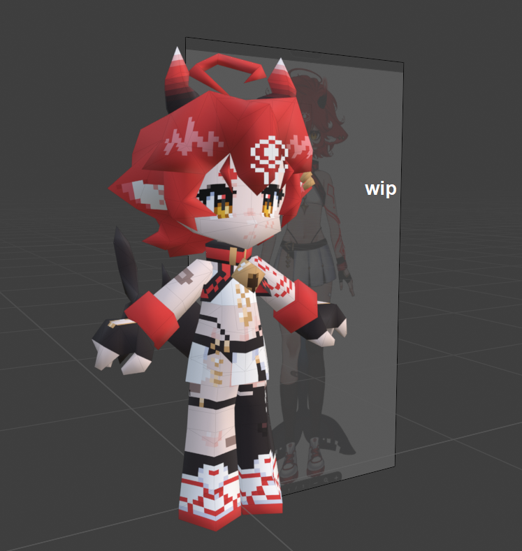almost done with the textures on the two chibis of this batchhhhh
wip for tyunamaki