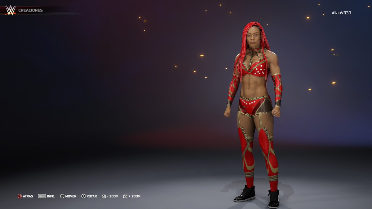 aaronvr40_'s tweet image. THE VIBE 🎤
B-Fab ( @TheVibeBri ) SD'25 gear is now in #WWE2K25 CC &amp;lt;3
Platforms: PS4/XboxOne/PC
Hashtags:
#BFab
#MichinMiaYim