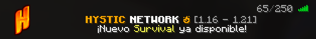 Gracias a todos por el gran apoyo que le estáis dando a Hystic. Ver cómo crece la comunidad cada día nos llena de motivación.
Estad atentos… porque se vienen novedades importantes muy pronto 👀✨
#Hystic #Minecraft