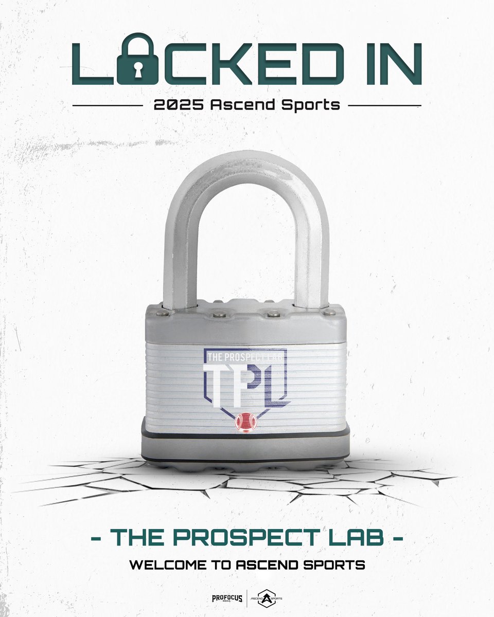 AscendSG's tweet photo. The Prospect Lab is #lockedin with Ascend Sports for 2025. 🔒

We are excited to work with you this summer. 

@TheProspectLab 

#AscendSG25 | #elevatingthegame https://t.co/RGgGjqYpBx
