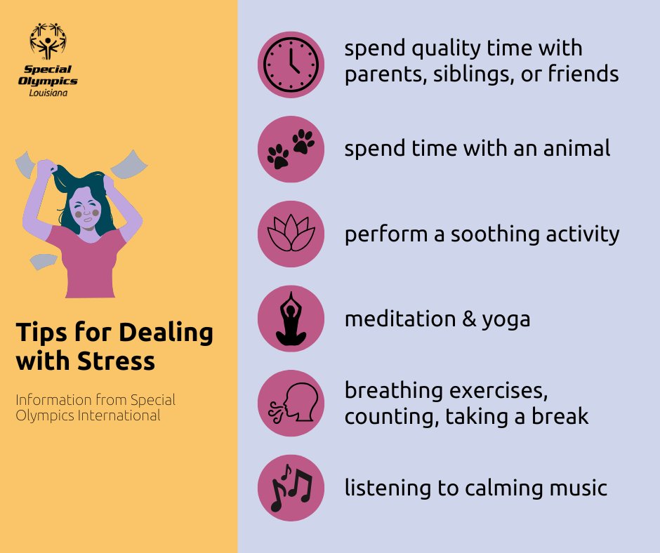 We all feel overwhelmed sometimes, so it's important to develop coping strategies to handle stress in the moment. Try a couple of these #InclusiveHealth