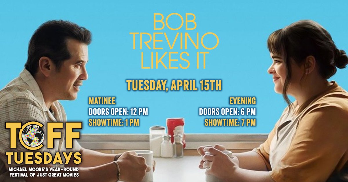 See you at the State tomorrow, 4/15, for the #OpeningFilm of our #TCFFTuesdays Spring 2025 Season! #BobTrevinoLikesIt! Stay after the 7pm for Zoom Q&amp;A w/Director #TracieLaymon &amp; Star #BarbieFerreira. Tix &amp; more info @ TCFF.org or click here: stateandbijou.org/tcff-tuesdays-…