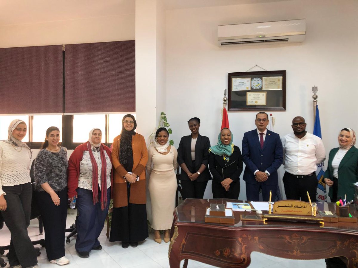 The <a href="/ughe_org/">University of Global Health Equity</a> 's Community Health &amp; Social Medicine team is in Egypt 🇪🇬 at Suez Canal University for Community-Based Education(CBE) exchange!They shared insights on CBE curriculum, implementation &amp; academic partnership. <a href="/abebesurg/">Abebe Bekele, MD</a>