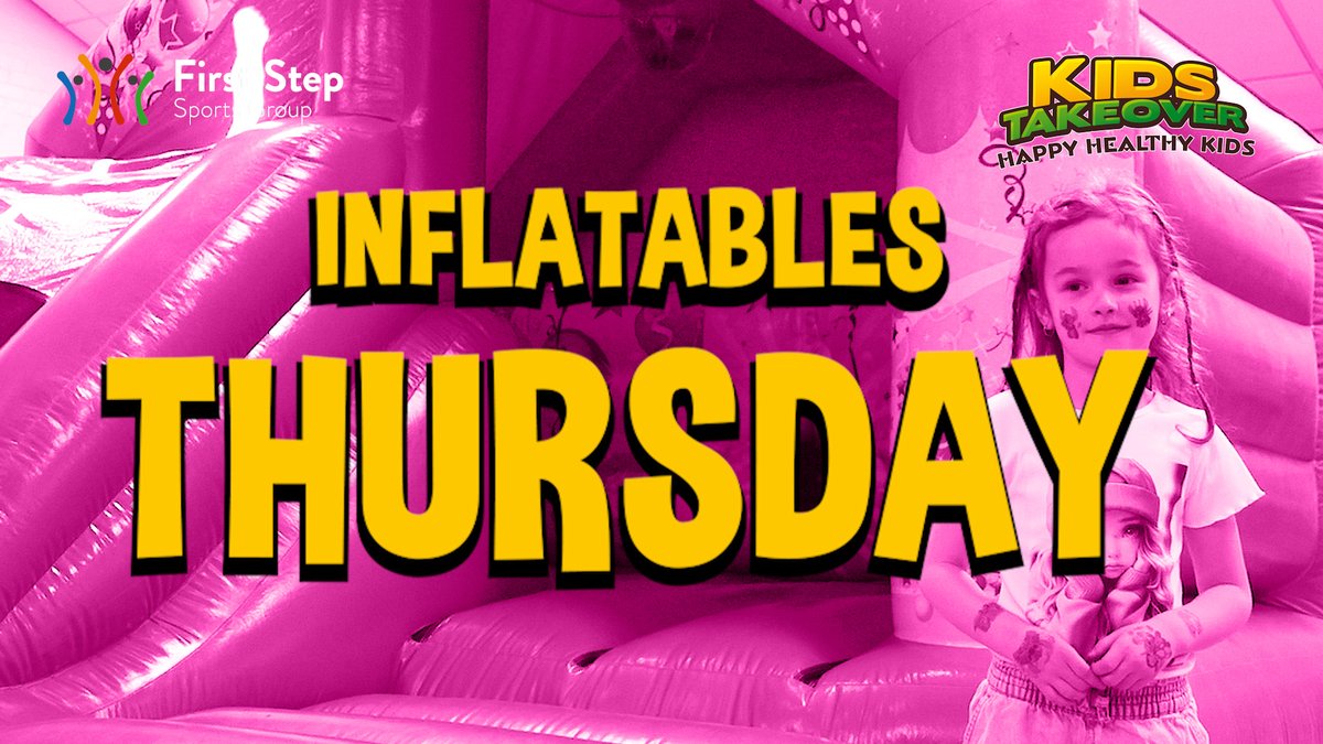 First Step Sports (@firststepsports) on Twitter photo On THURSDAY we have INFLATABLE BOUNCING FUN!
Say NO to screens and YES to fun this Easter!
Our Kids Takeover.๐ท Limited places left at:
<a href="/WeltonPrimary/">Welton Primary</a> 
<a href="/Hymers_College/">Hymers College</a> 
<a href="/WCLPS/">Willerby Carr Lane</a>  
<a href="/SchoolLongcroft/">Longcroft School</a>  
<a href="/BawtryMayflower/">Bawtry Mayflower Primary School</a>  Mayflower School
BOOK NOW booking.firststep-sports.co.uk/project/5770 On THURSDAY we have INFLATABLE BOUNCING FUN!
Say NO to screens and YES to fun this Easter!
Our Kids Takeover.๐ท Limited places left at:
<a href="/WeltonPrimary/">Welton Primary</a> 
<a href="/Hymers_College/">Hymers College</a> 
<a href="/WCLPS/">Willerby Carr Lane</a>  
<a href="/SchoolLongcroft/">Longcroft School</a>  
<a href="/BawtryMayflower/">Bawtry Mayflower Primary School</a>  Mayflower School
BOOK NOW booking.firststep-sports.co.uk/project/5770