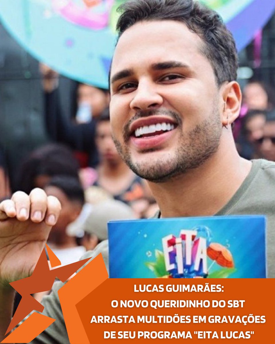 Famosos: O novo queridinho do SBT vem fazendo sucesso por onde passa. 

O influencer e agora o mais novo apresentador da casa, arrasta multidões por onde passa. 

portalfama.com.br/lucas-guimarae…