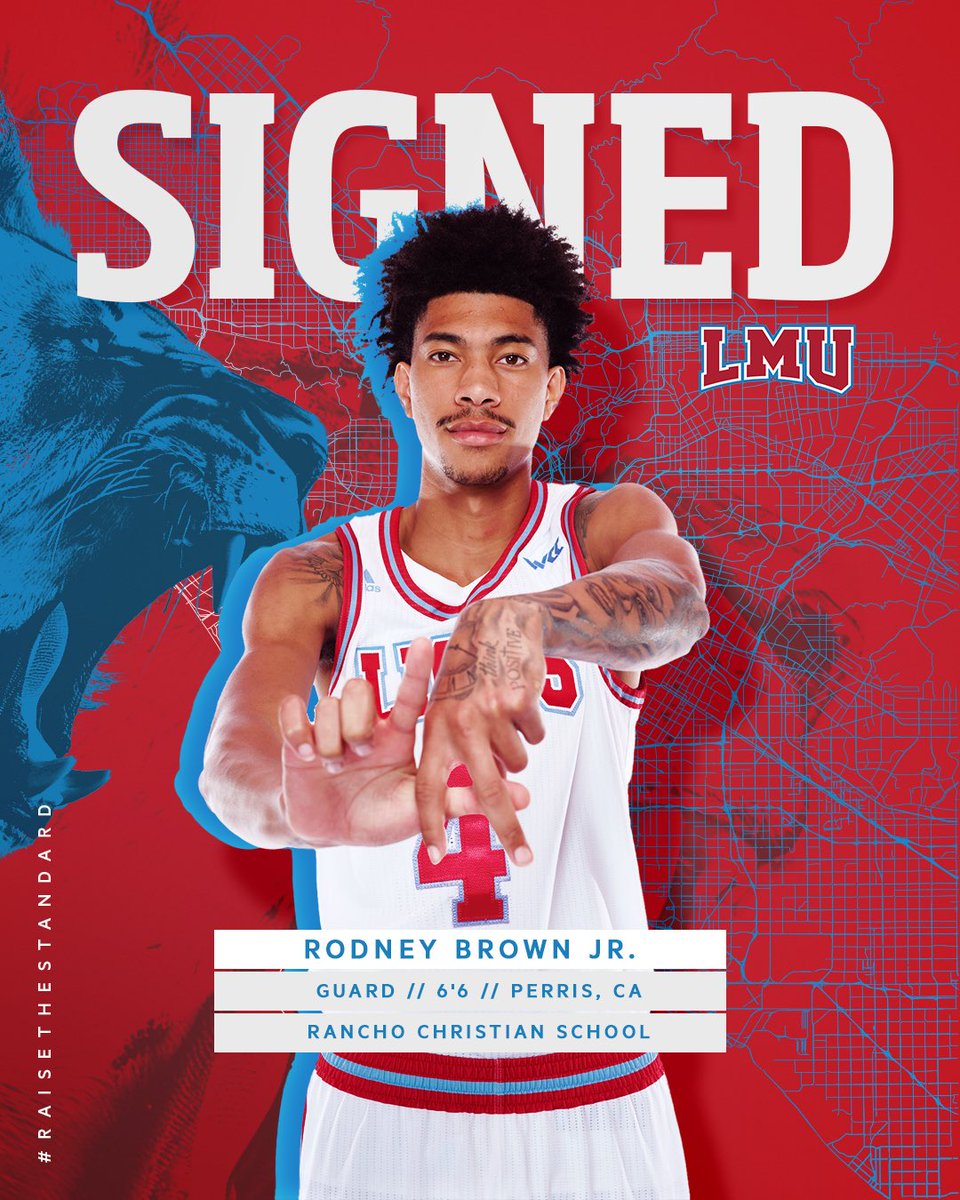 LMU Men's Basketball (@lmulionsmbb) on Twitter photo 🖊️ SIGNED 🦁
RODNEY BROWN JR. (<a href="/rodneybrown04/">Rodney Brown Jr</a>) IS A LION!
tinyurl.com/2xlqnzqd
#RaiseTheStandard 🖊️ SIGNED 🦁
RODNEY BROWN JR. (<a href="/rodneybrown04/">Rodney Brown Jr</a>) IS A LION!
tinyurl.com/2xlqnzqd
#RaiseTheStandard
