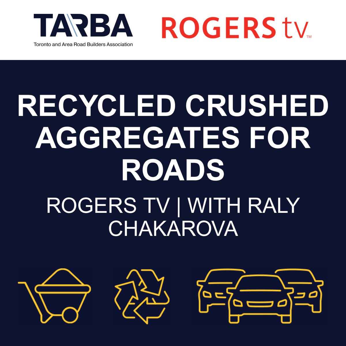 TARBA_CA's tweet image. In an interview on @rogerstv, Raly Chakarova discusses the role of #sustainable practices in road #construction & how Recycled Crushed Aggregates are shaping the future of infrastructure in the #GTA.
Watch the interview: youtube.com/watch?v=rgbWaT…
#Infrastructure #Toronto #RCA