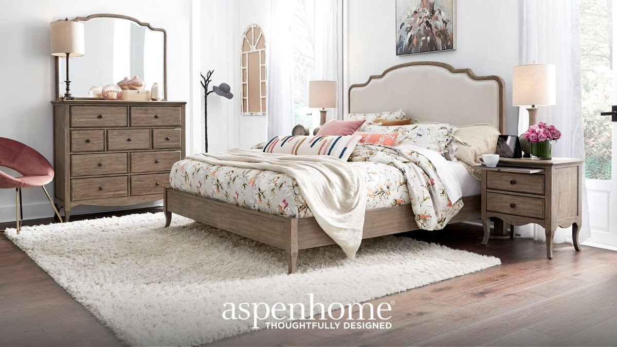 colderswi's tweet photo. ✨ Timeless charm, reimagined. ✨

The Provence Bedroom Collection by Aspenhome blends soft curves, a light weathered finish, and custom floral hardware for a fresh take on classic design. Effortlessly elegant, endlessly inviting. 💙

Shop the collection: https://t.co/bwuQyby2vq https://t.co/UyyDaFhSeZ
