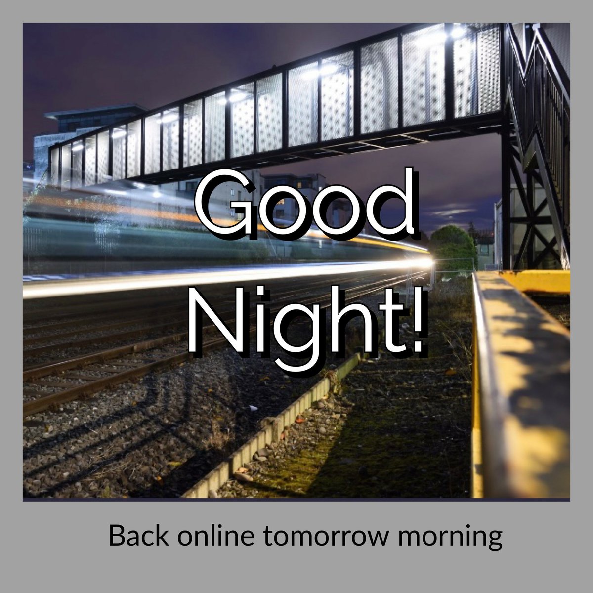 IrishRail's tweet image. Slán tamall. Beimid ar ais ar líne ag 06:00 amárach, ag freagairt ceisteanna agus ag cabhrú leat agus tú ag taisteal linn.      

We will be back online at 06:00 tomorrow morning to answer your queries and help you along your way. - MH #irishrail 🚂
