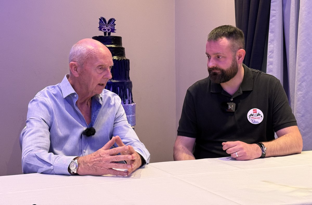AD - We've been lucky enough to interview John Wardley a few times, but never at <a href="/CWOA/">Chessington World of Adventures Resort</a>, and never about Vampire! In our new video we explore the history of the classic suspended coaster, including highlights from the celebrations this past weekend. 👉 youtu.be/3XtgeCvhgNc