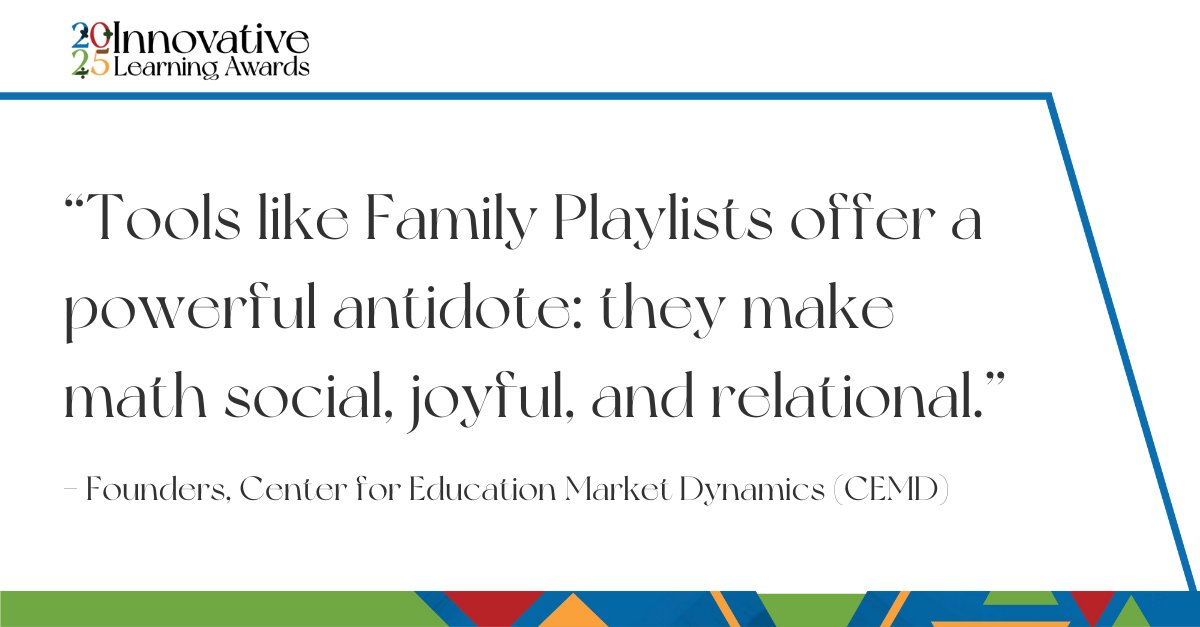 PowerMyLearning (@powermylearning) on Twitter photo We’re thrilled to honor the visionary founders of <a href="/the_cemd/">The Center for Education Market Dynamics</a> at the 2025 Innovative Learning Awards on May 6! 🏆
Visit our website to learn more about the event and our honorees. hubs.la/Q03hjlBF0 We’re thrilled to honor the visionary founders of <a href="/the_cemd/">The Center for Education Market Dynamics</a> at the 2025 Innovative Learning Awards on May 6! 🏆
Visit our website to learn more about the event and our honorees. hubs.la/Q03hjlBF0