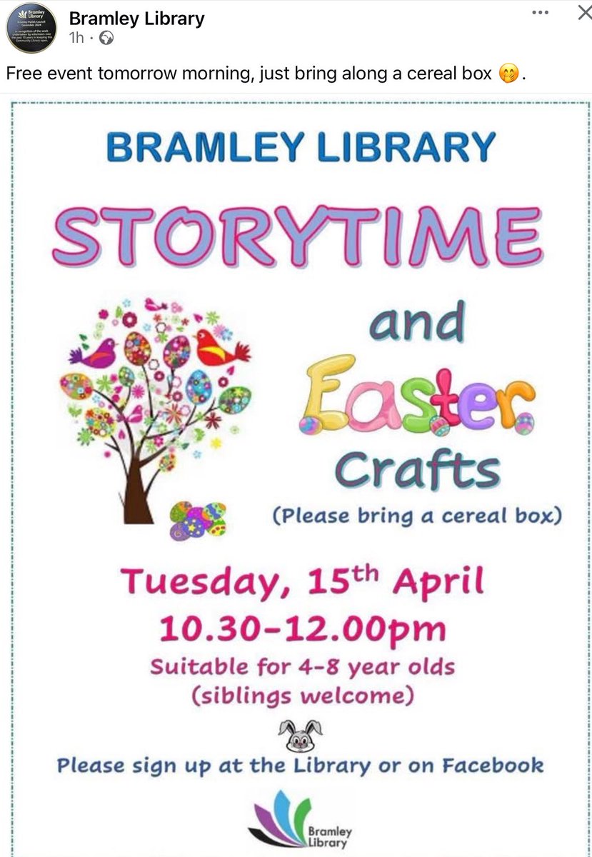 BramleyLibrary's tweet photo. https://t.co/OWlS5VsxHV