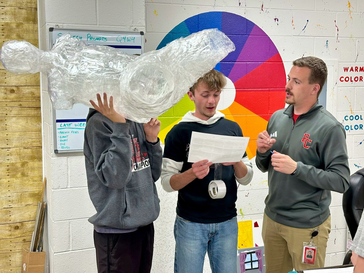 PCS_Pride's tweet image. Art 3:  3D Tape Sculptures 
#SupportTheArts