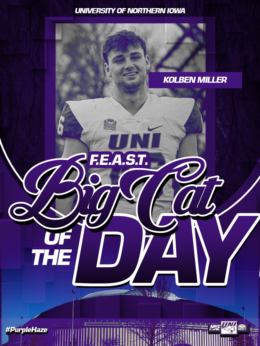 Congrats to our BIG CAT of the day for practice #6 is
<a href="/KolbenMiller/">Kolben Miller</a>! Back in the WIN column 5-0-1! #BigCatCountry #EverLoyal #PurpleHaze