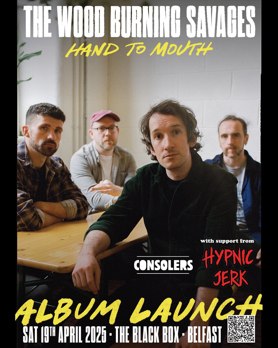 The Wood Burning Savages (@twbsavages) on Twitter photo 🔥FULL LINEUP FOR THIS SAT🔥
Delighted to be adding local alt-rockers Consolers to the bill for our album show on SAT 19th APRIL in <a href="/BlackBoxBelfast/">Black Box Belfast</a>
Looking forward to also sharing the stage with <a href="/wallyEXPLODE/">Philip James Wallace</a> AKA Hypnic Jerk.
Tickets right here:
shorturl.at/Pmvqt 🔥 🔥FULL LINEUP FOR THIS SAT🔥
Delighted to be adding local alt-rockers Consolers to the bill for our album show on SAT 19th APRIL in <a href="/BlackBoxBelfast/">Black Box Belfast</a>
Looking forward to also sharing the stage with <a href="/wallyEXPLODE/">Philip James Wallace</a> AKA Hypnic Jerk.
Tickets right here:
shorturl.at/Pmvqt 🔥