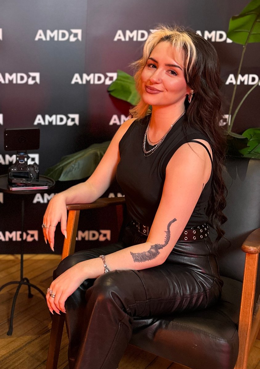 hellioncait's tweet photo. So stoked to announce that I'm now officially partnered with @AMDGaming as part of their Red Team π₯Ήβ¨οΈ This is a dream partnership for me and I couldn't be happier!! I'm so excited to see what fun stuff we get up to in the future β₯οΈ #AMDPartner https://t.co/7EYwlGYEzd