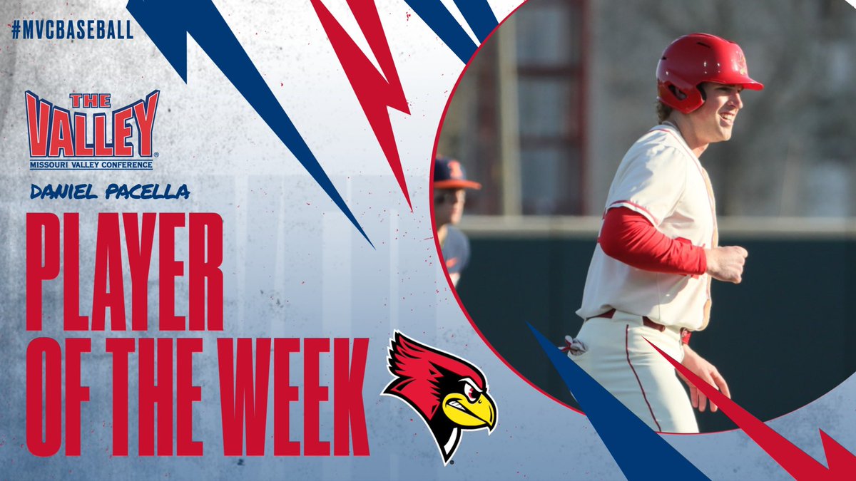 Player of the Week ➡️ Daniel Pacella, <a href="/RedbirdBaseball/">Illinois State Baseball</a> 

Pacella batted .529 and slugged 0.706 with 3 extra-base hits in 4 games while accounting for 12 total runs for the Redbirds. He notched 3 doubles, six RBI and scored 6 runs in a perfect 4-0 week for Illinois State while