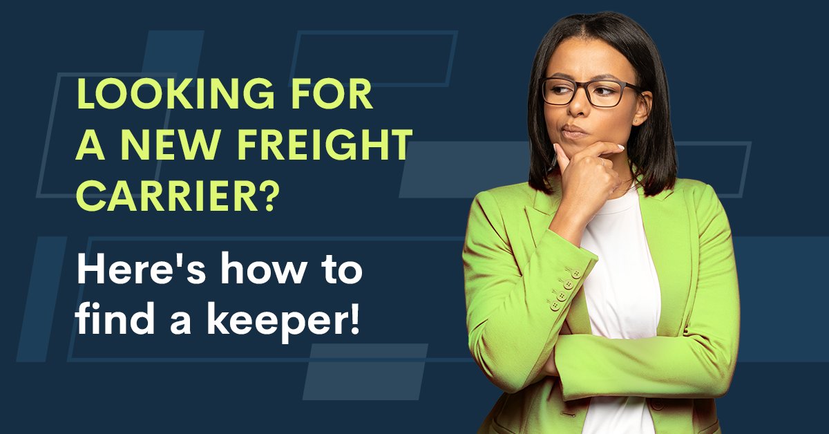 So, you're looking for a new #freight carrier? That's great! But what should you look for in carrier? We have a checklist just for you so you can be sure you are selecting the right carrier for your #shipping needs. Head over to our website today so you can be sure you start a