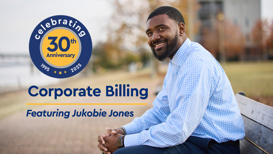 corpbill's tweet photo. Corporate Billing's 30th Anniversary Spotlight Featuring Jukobie Jones, Customer Service Representative.
https://t.co/D9gzzuw6r2 https://t.co/3EKIxQOrg9
