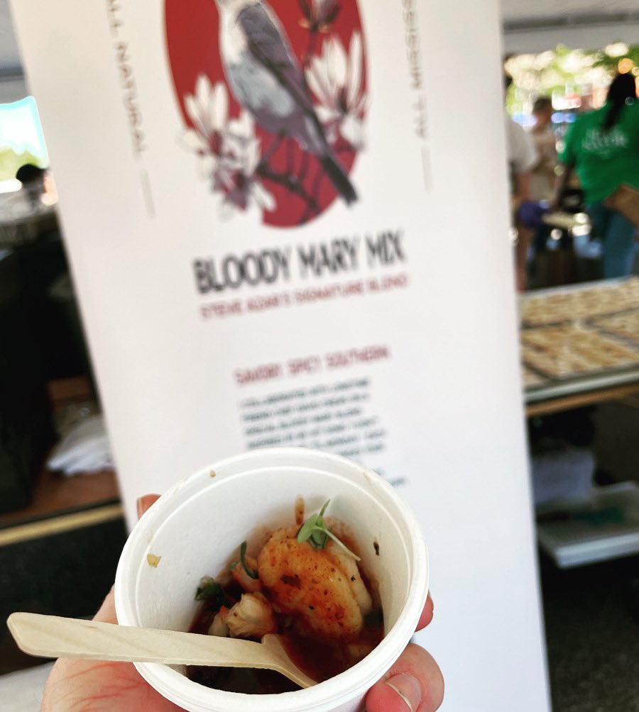 I Don’t Have To Be Me ‘Til Monday (@idhtbmtm) on Twitter photo Chef David Crews going off the cuff with <a href="/steveazar/">Steve Azar</a> signature shrimp bloody Mary cocktail! Oh baby….
<a href="/prrofficial/">Pearl River Resort</a> <a href="/southernbevco/">Southern Beverage</a> @mitchelldistributing @clarkspumpnshop Chef David Crews going off the cuff with <a href="/steveazar/">Steve Azar</a> signature shrimp bloody Mary cocktail! Oh baby….
<a href="/prrofficial/">Pearl River Resort</a> <a href="/southernbevco/">Southern Beverage</a> @mitchelldistributing @clarkspumpnshop