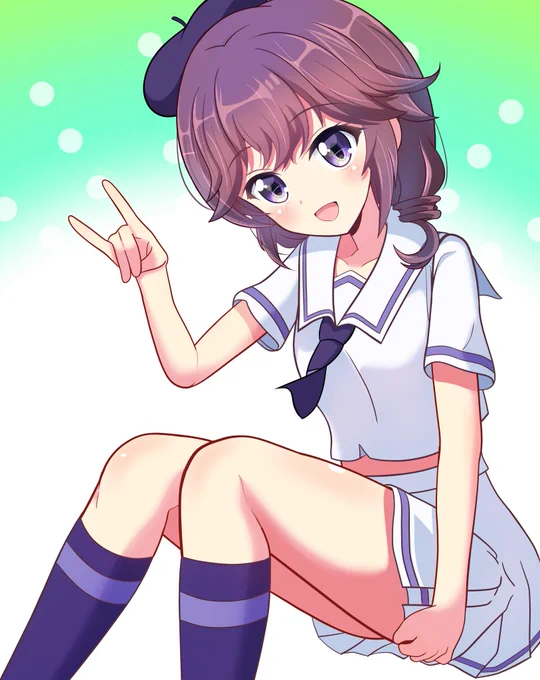4/15は 415(よいこ)で #良い子の日 なので良子ちゃんです(⁠*⁠'⁠ω⁠`⁠*⁠) #まちカドまぞく 