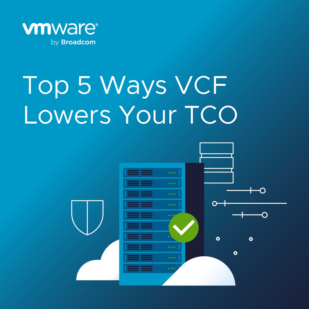 vmwarevcf's tweet image. #VMwareCloudFoundation (VCF) #PrivateCloud capabilities can significantly lower your total cost of ownership.

Discover the 5 capabilities that make this possible: youtu.be/U2KFJqU8iiYttp…

Which capability is most impactful for you?