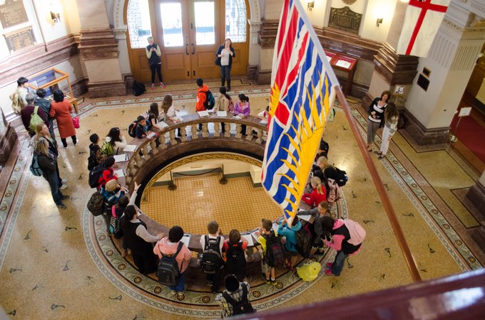#BCTeachers: get your students excited about democracy with a guided tour of #BCLeg! They’ll learn about the role of #BCLeg, the history of the Parliament Buildings, and the provincial level of government. Learn more and book your class tour here: bcleg.ca/schooltours.