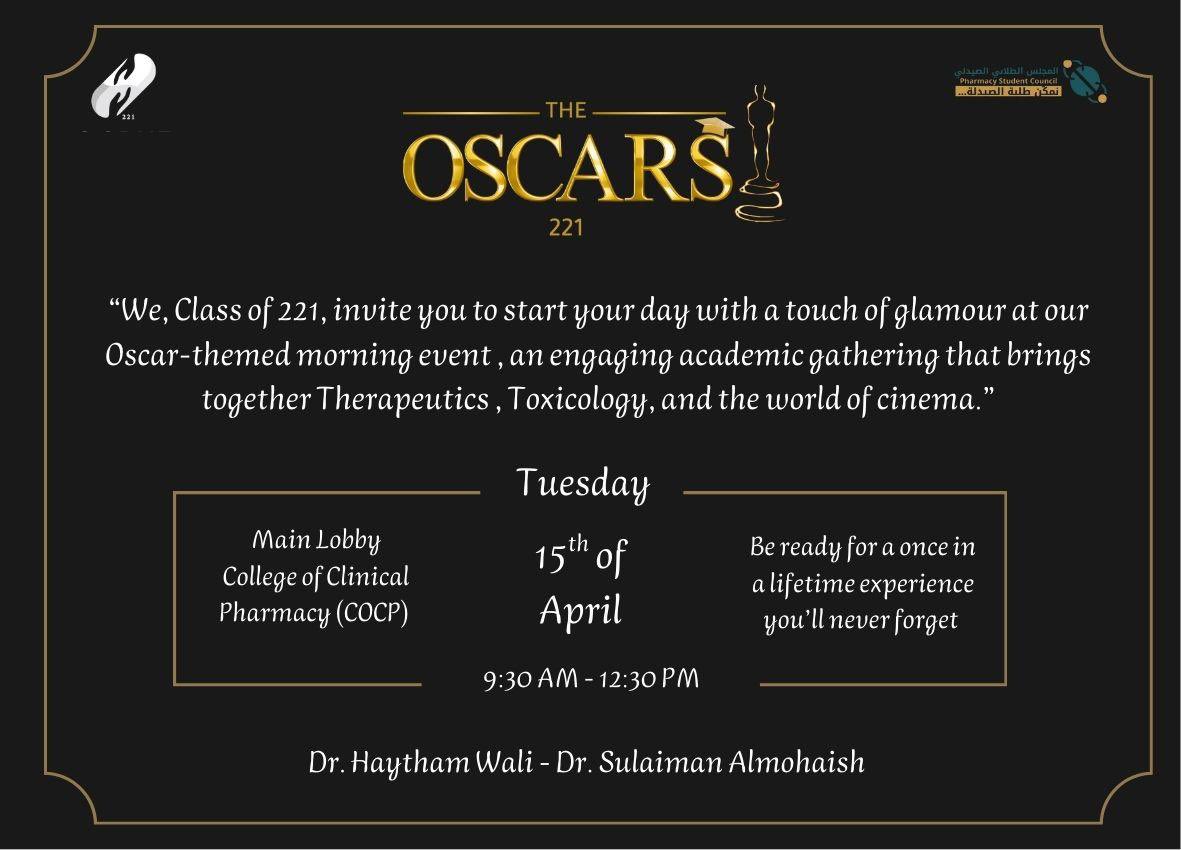 Lights, camera, action! 💡🎥🎬
Join us tomorrow morning for an Oscars-inspired event full of glam, games, and golden moments!