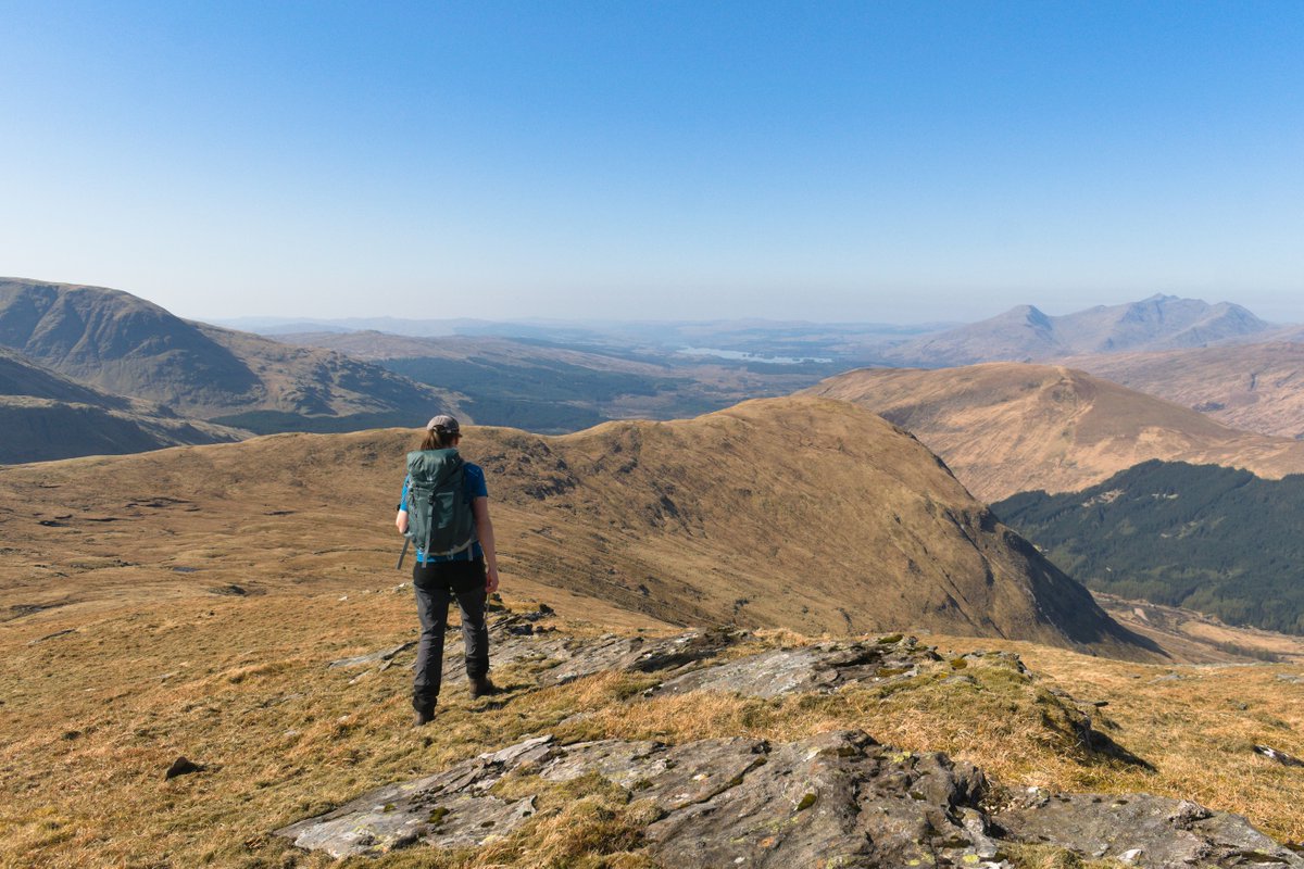 From Beinn Chuirn to Beinn Dubh, before Ben Lui.