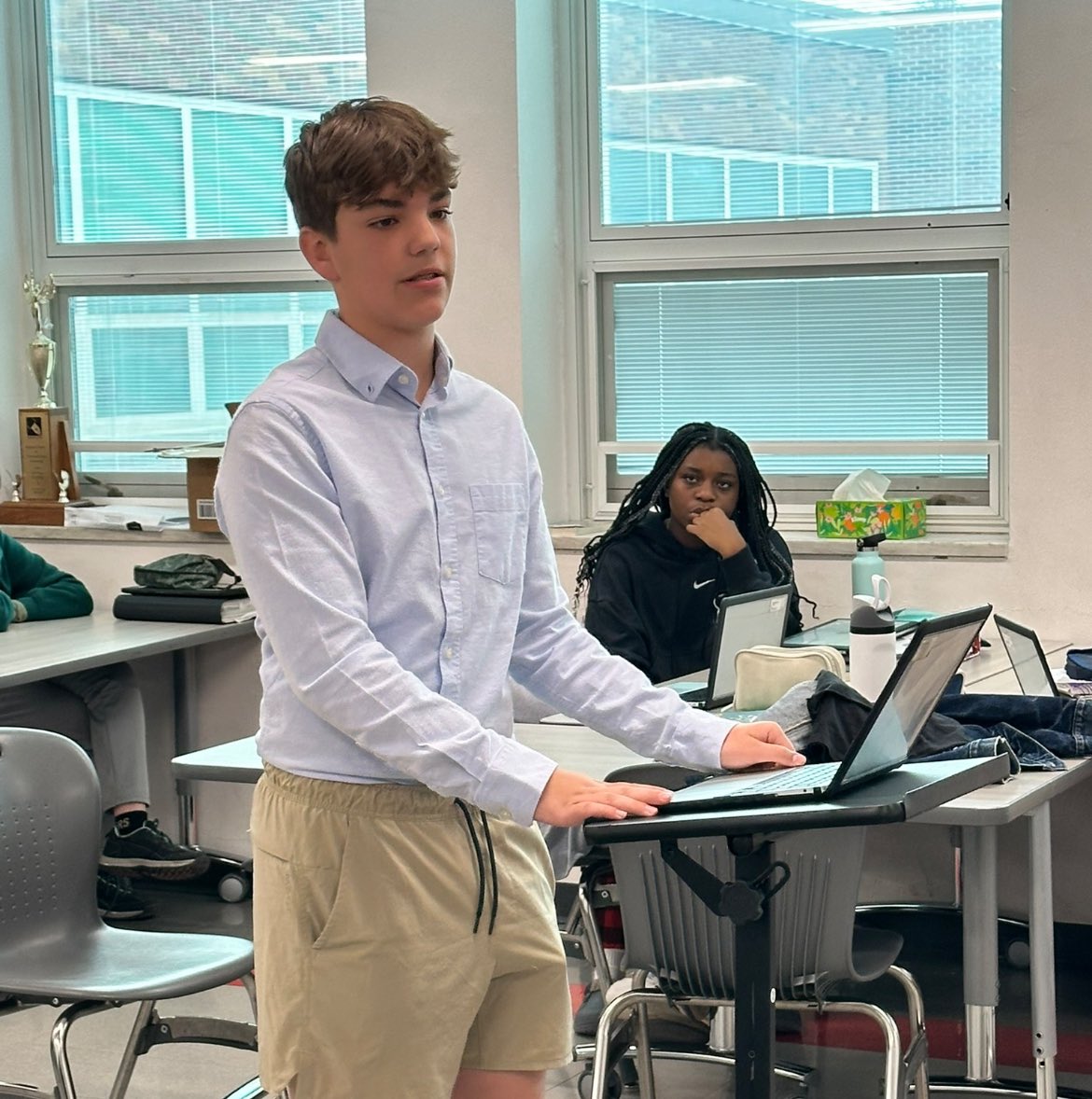 ChevalierFPCS's tweet image. Mock trials in ELA today had the courtroom buzzing! Students brought the drama, the evidence, and the objections. so proud of their critical thinking and persuasive skills!