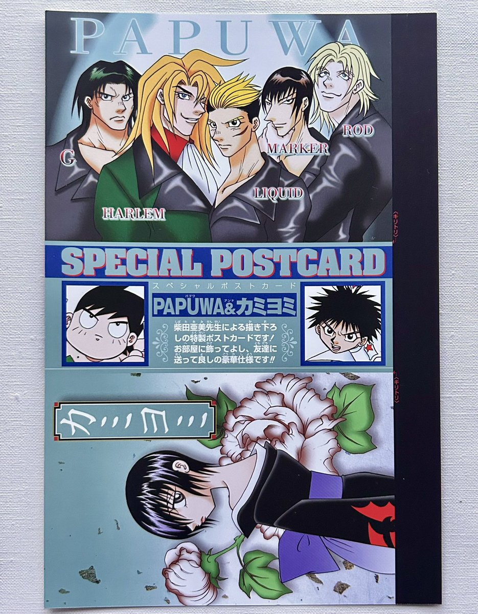 リプでGファンタジーの付録の葉書に使用したイラストだと教えて頂いた