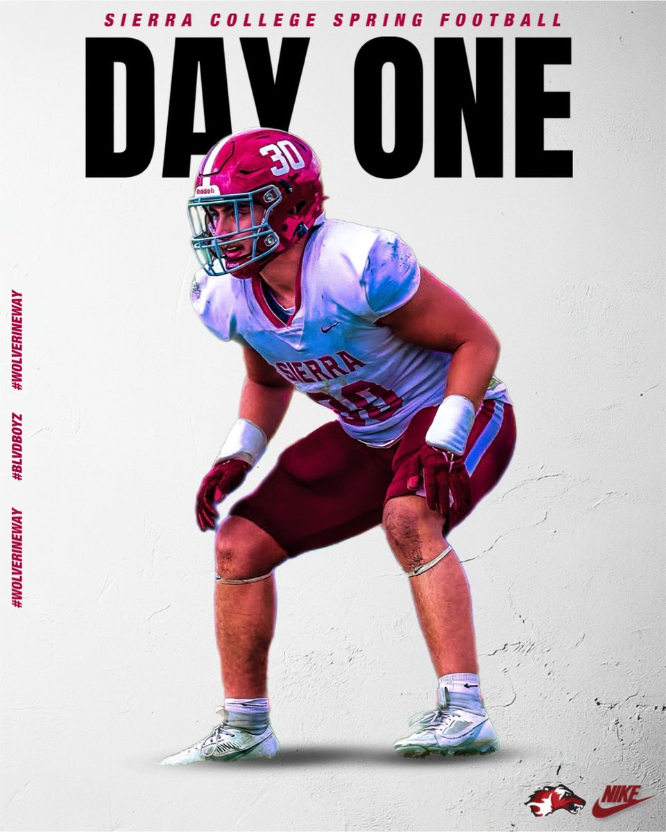 Sierra College Football (@sierracollegefb) on Twitter photo Itโs finally hereโฆDay 1 of Spring Ball! Come check out your Wolverines! ๐บ๐พ #WolverineWay #BLVDBoyz <a href="/joshmaxwell2023/">Josh Maxwell</a> Itโs finally hereโฆDay 1 of Spring Ball! Come check out your Wolverines! ๐บ๐พ #WolverineWay #BLVDBoyz <a href="/joshmaxwell2023/">Josh Maxwell</a>