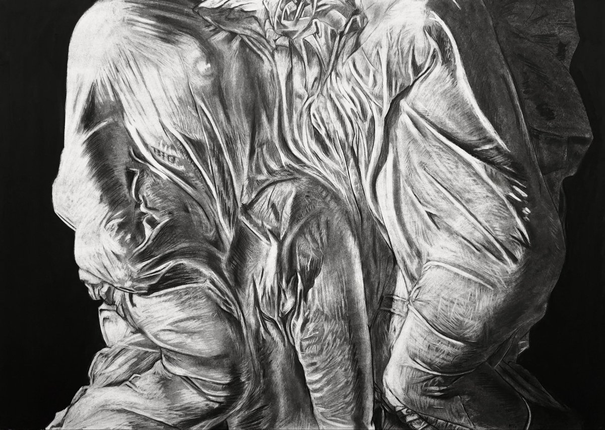 Kiototoy's tweet photo. Under The Covers No. 4
#fineart #charcoal https://t.co/M63BbX2AeV